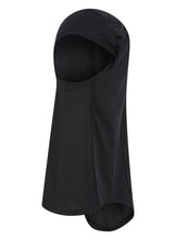 Load image into Gallery viewer, Girls Hijabs Sports Muslim Islam Teenage Youth PE Fitness Workout Head Scarf Black No Pins Needed