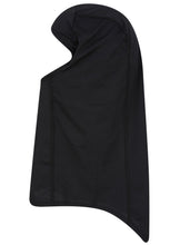 Load image into Gallery viewer, Girls Hijabs Sports Muslim Islam Teenage Youth PE Fitness Workout Head Scarf Black No Pins Needed