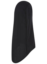 Load image into Gallery viewer, Girls Hijabs Sports Muslim Islam Teenage Youth PE Fitness Workout Head Scarf Black No Pins Needed