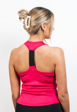 Load image into Gallery viewer, Athletic Sportswear Ladies Elastic Racerback Sports Vest Pink