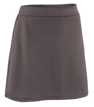 Load image into Gallery viewer, front view of grey colour school skort