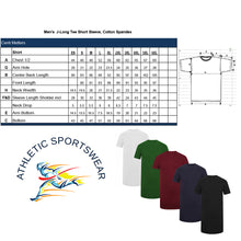 Load image into Gallery viewer, Athletic Sportswear Mens Longline T-Shirts Black