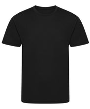 Load image into Gallery viewer, Athletic Sportswear Kids Roly Cool Wick T-Shirt Black