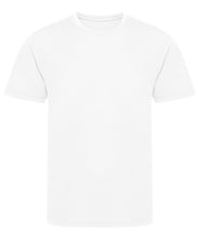 Load image into Gallery viewer, Athletic Sportswear Kids Roly Cool Wick T-Shirt White
