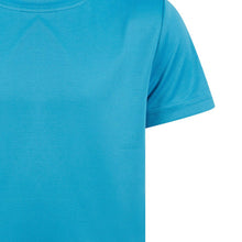 Load image into Gallery viewer, Athletic Sportswear Kids Roly Cool Wick T-Shirt Sky Blue