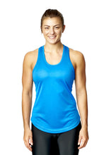 Load image into Gallery viewer, Athletic Sportswear Ladies Elastic Racerback Sports Vest Blue