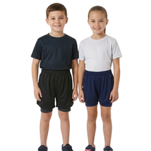 Load image into Gallery viewer, Kids 2-in-1 Football Shorts Boys Sports Active Fitness School PE Junior Premium Athletic Training Gym Running Hyper Shorts