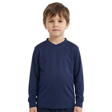 Load image into Gallery viewer, Kids Long Sleeve Sports T-Shirt For Boys &amp; Girls 100% Polyester
