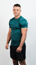 Load image into Gallery viewer, Athletic Sportswear Mens Gym T-Shirts Melange Green