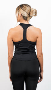 Athletic Sportswear Ladies Essential Sports Vest Black