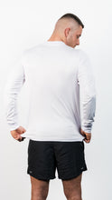 Load image into Gallery viewer, Athletic Sportswear Mens Long Sleeve Running Top White