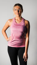 Load image into Gallery viewer, Athletic Sportswear Ladies Melange Gym Vest Pink