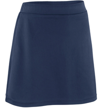 Load image into Gallery viewer, Girls School Skort – 2-in-1 Smart Uniform Skirt with Built-in Stretchy Shorts – Flat Front, Non-Pleated &amp; Pocket-Free – PE, Sports &amp; Daily Wear