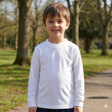 Load image into Gallery viewer, Kids Long Sleeve Sports T-Shirt For Boys &amp; Girls 100% Polyester
