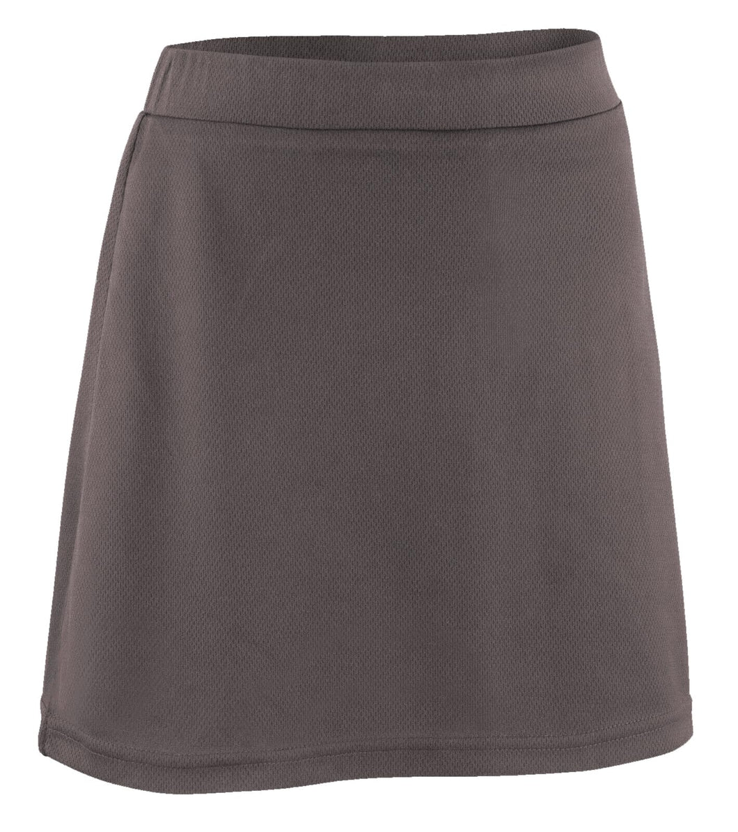 front view of grey colour school skort