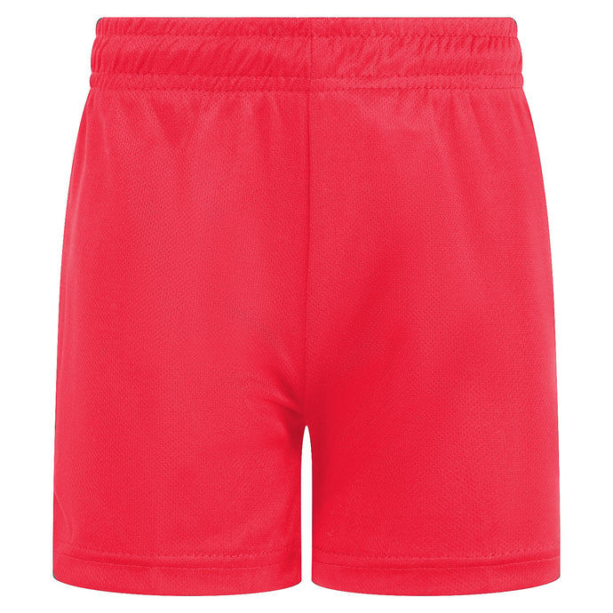Athletic Sportswear Kids Football Shorts Red