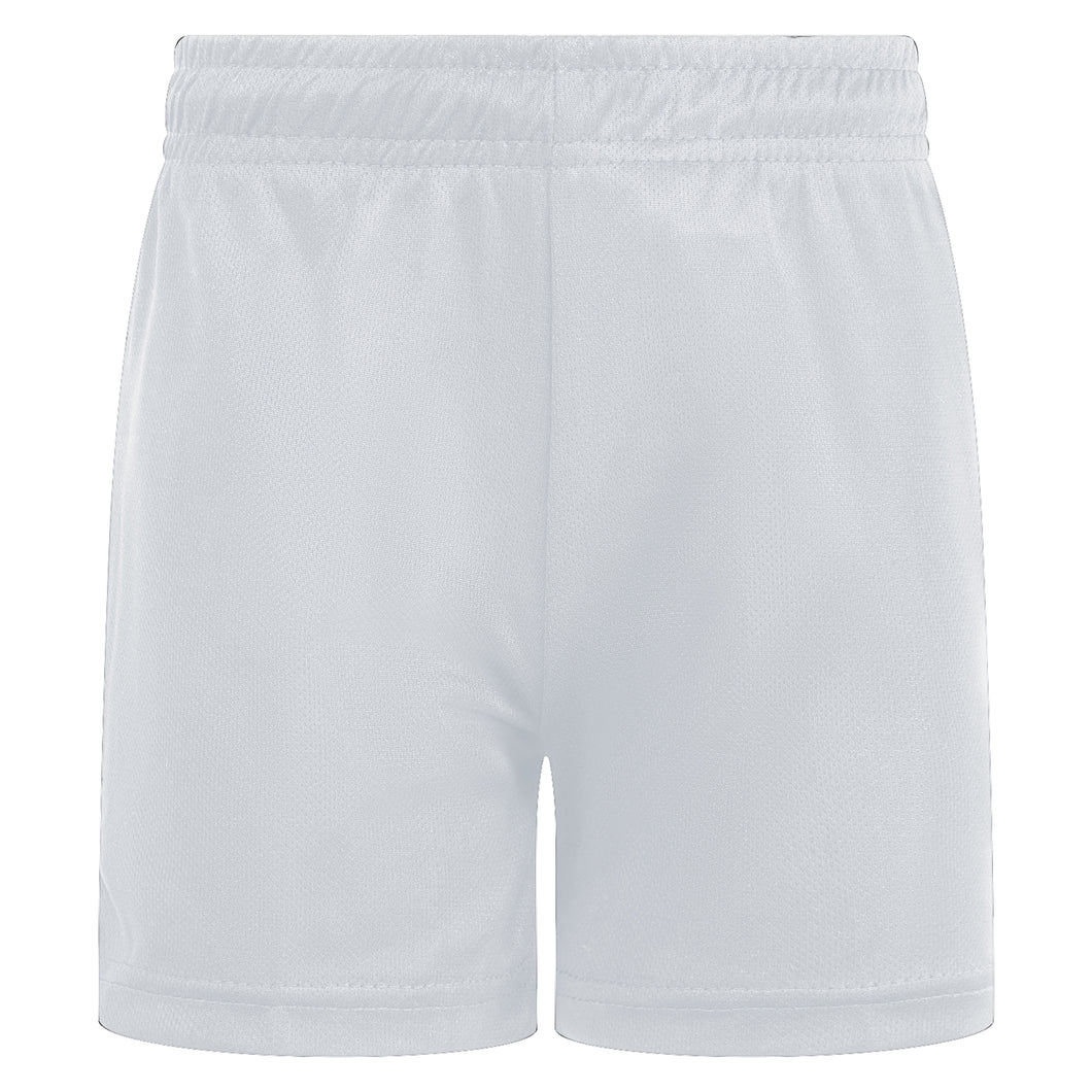 Athletic Sportswear Kids Football Shorts White