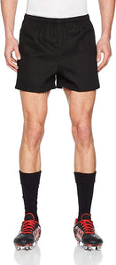Athletic Sportswear Mens Rugby Shorts Black