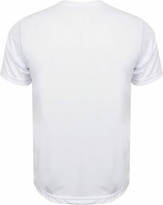 Mens Activewear Running Perfomance Sports T-Shirt White