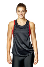 Load image into Gallery viewer, Athletic Sportswear Ladies Stringer Vest Black