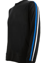 Load image into Gallery viewer, Athletic Sportswear Mens Taped Sleeve Striped Sweatshirt