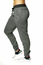 Load image into Gallery viewer, Athletic Sportswear Ladies Joggers Zip Grey