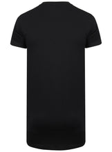 Load image into Gallery viewer, Athletic Sportswear Mens Longline T-Shirts Black