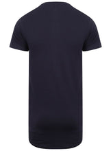 Load image into Gallery viewer, Athletic Sportswear Mens Longline T-Shirts Navy
