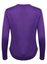 Load image into Gallery viewer, Athletic Sportswear Ladies Activemesh Long Sleeve Running Top Purple