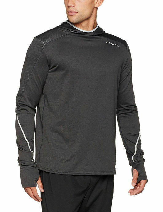 CRAFT Mens Hoodie Fitted Fleece Active Running Fitness Gym Sweatshirt