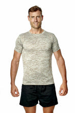 Load image into Gallery viewer, Athletic Sportswear Mens Gym T-Shirts Melange Grey