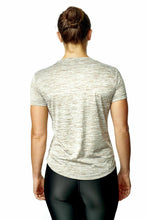 Load image into Gallery viewer, Athletic Sportswear Ladies Gym T-Shirts Melange Grey