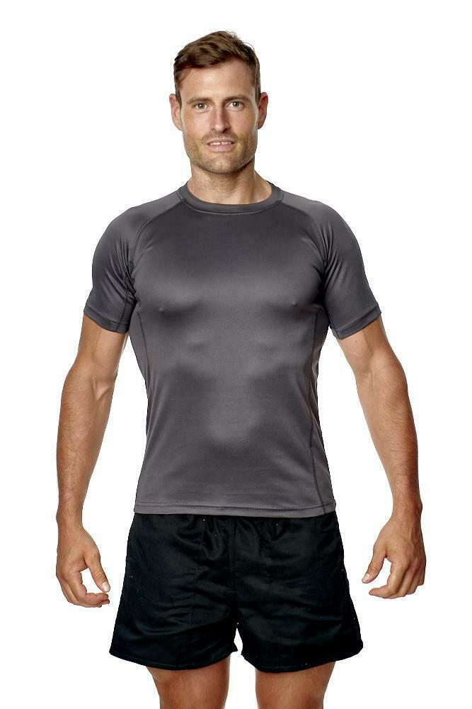 Athletic Sportswear Mens Roly Cool Wick T-Shirt Grey