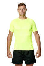 Load image into Gallery viewer, Athletic Sportswear Mens Roly Cool Wick T-Shirt Neon Green