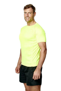 Athletic Sportswear Mens Roly Cool Wick T-Shirt Neon Green