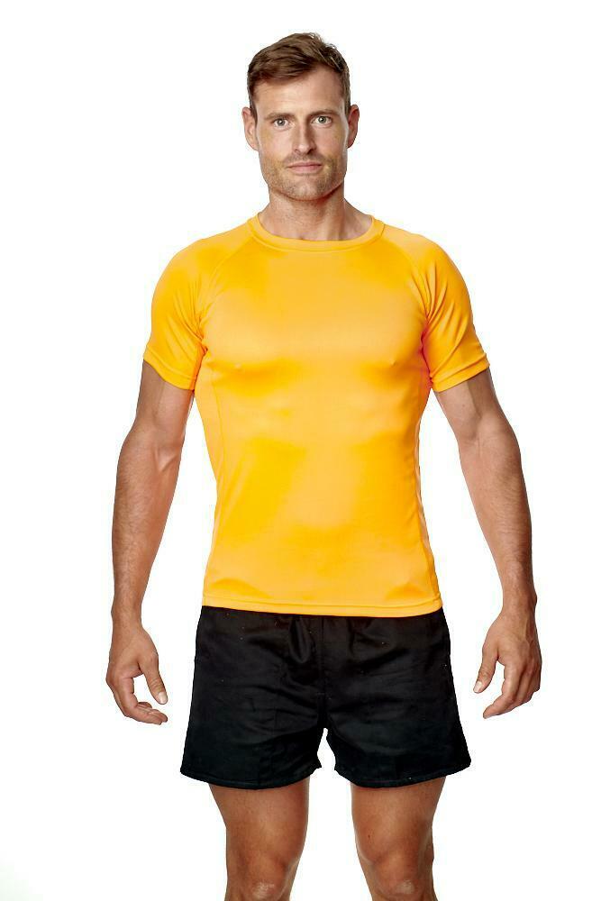 Athletic Sportswear Mens Roly Cool Wick T-Shirt Orange