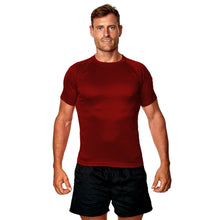 Load image into Gallery viewer, Athletic Sportswear Mens Roly Cool Wick T-Shirt Burgundy