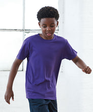 Load image into Gallery viewer, Athletic Sportswear Kids Roly Cool Wick T-Shirt Purple