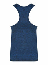 Load image into Gallery viewer, Athletic Sportswear Ladies Melange Gym Vest Navy