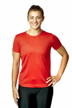 Load image into Gallery viewer, Athletic Sportswear Ladies Roly Active Mesh T-Shirts Red
