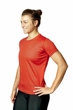 Load image into Gallery viewer, Athletic Sportswear Ladies Roly Active Mesh T-Shirts Red