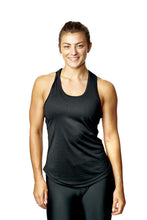 Load image into Gallery viewer, Athletic Sportswear Ladies Elastic Racerback Sports Vest Black