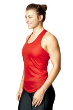 Load image into Gallery viewer, Athletic Sportswear Ladies Elastic Racerback Sports Vest Red