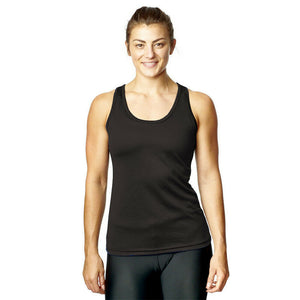 Athletic Sportswear Ladies Essential Sports Vest Black