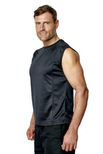 Load image into Gallery viewer, Athletic Sportswear Mens Sleeveless T-Shirt Black