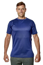 Load image into Gallery viewer, Mens Longline Mesh Gym T-Shirts Navy