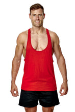 Load image into Gallery viewer, Athletic Sportswear Mens Stringer Vest Red