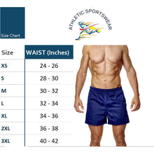 Load image into Gallery viewer, Athletic Sportswear Mens Rugby Shorts Black