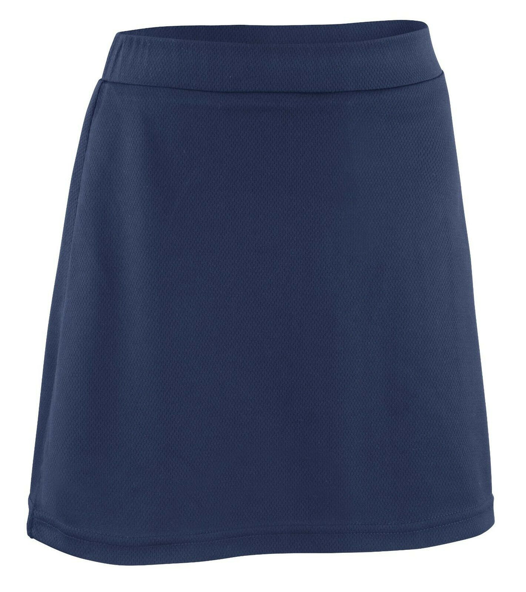 front of girls navy school skort