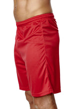 Load image into Gallery viewer, Mens Football Shorts Footy Red